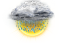 Predpoveď: Mostly cloudy and cooler. Precipitation possible within 12 hours, possibly heavy at times. Windy. Predpoveď: Mostly cloudy and cooler. Precipitation possible within 12 hours, possibly heavy at times. Windy.