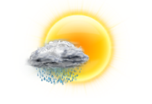 Predpoveď: Fairly fine, possible showers early Predpoveď: Fairly fine, possible showers early